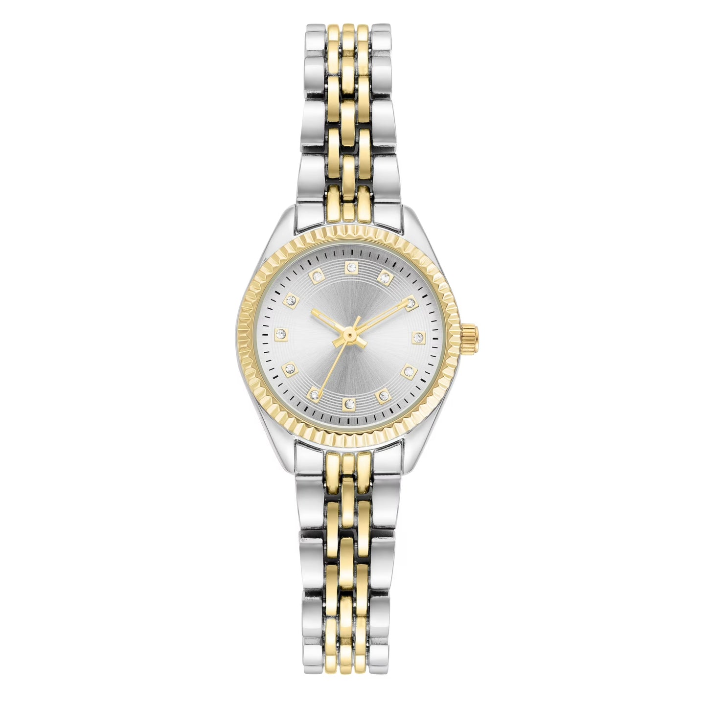 Time and Tru Two-Tone Metal Bracelet Women’s Watch