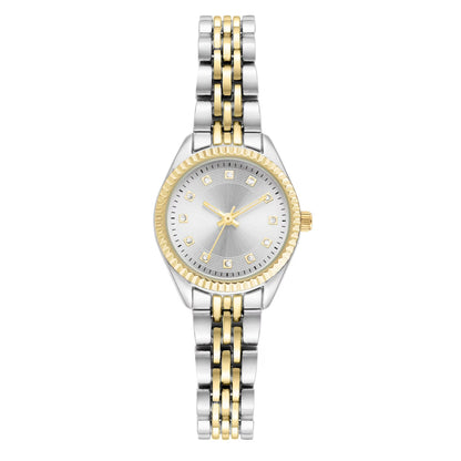 Time and Tru Two-Tone Metal Bracelet Women’s Watch