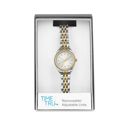 Time and Tru Two-Tone Metal Bracelet Women’s Watch