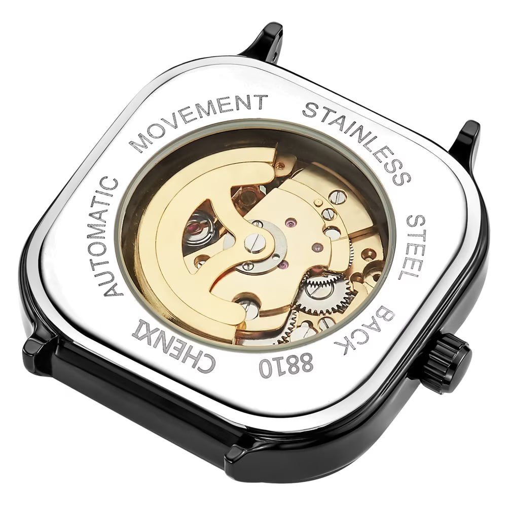CHENXI Luxury Automatic Skeleton Stainless Steel Men’s Watch