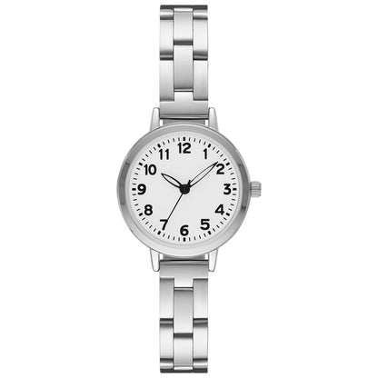 Time & Tru Silver Tone Bracelet Watch for Women (FMDOTT084)