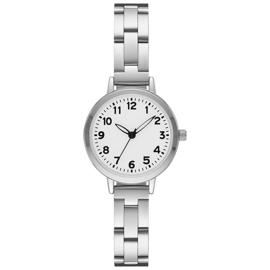 Time & Tru Silver Tone Bracelet Watch for Women (FMDOTT084)